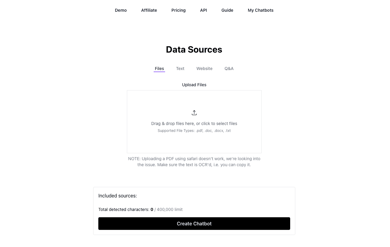 Build a chatbot- step 3 - insidr