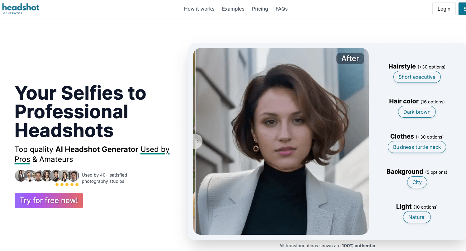 Headshot Generator
