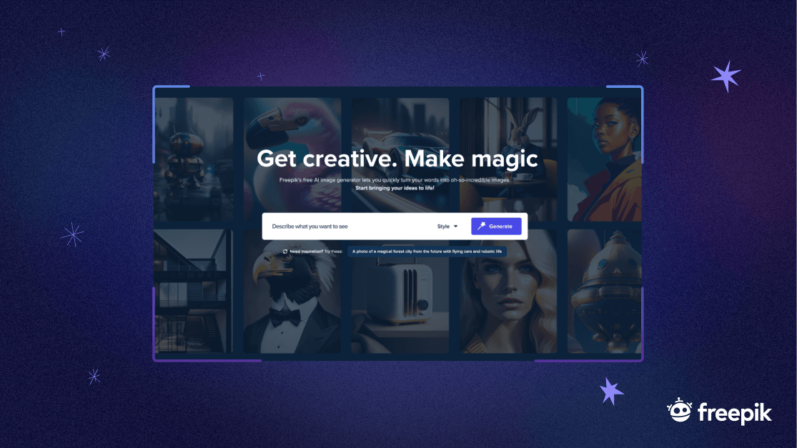 Freepik AI image generator - Insidr.ai