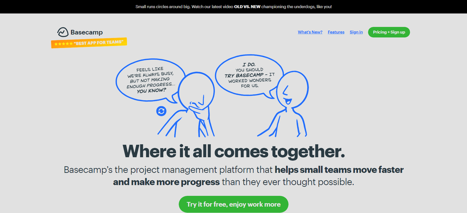 Basecamp ai project management - insidrai
