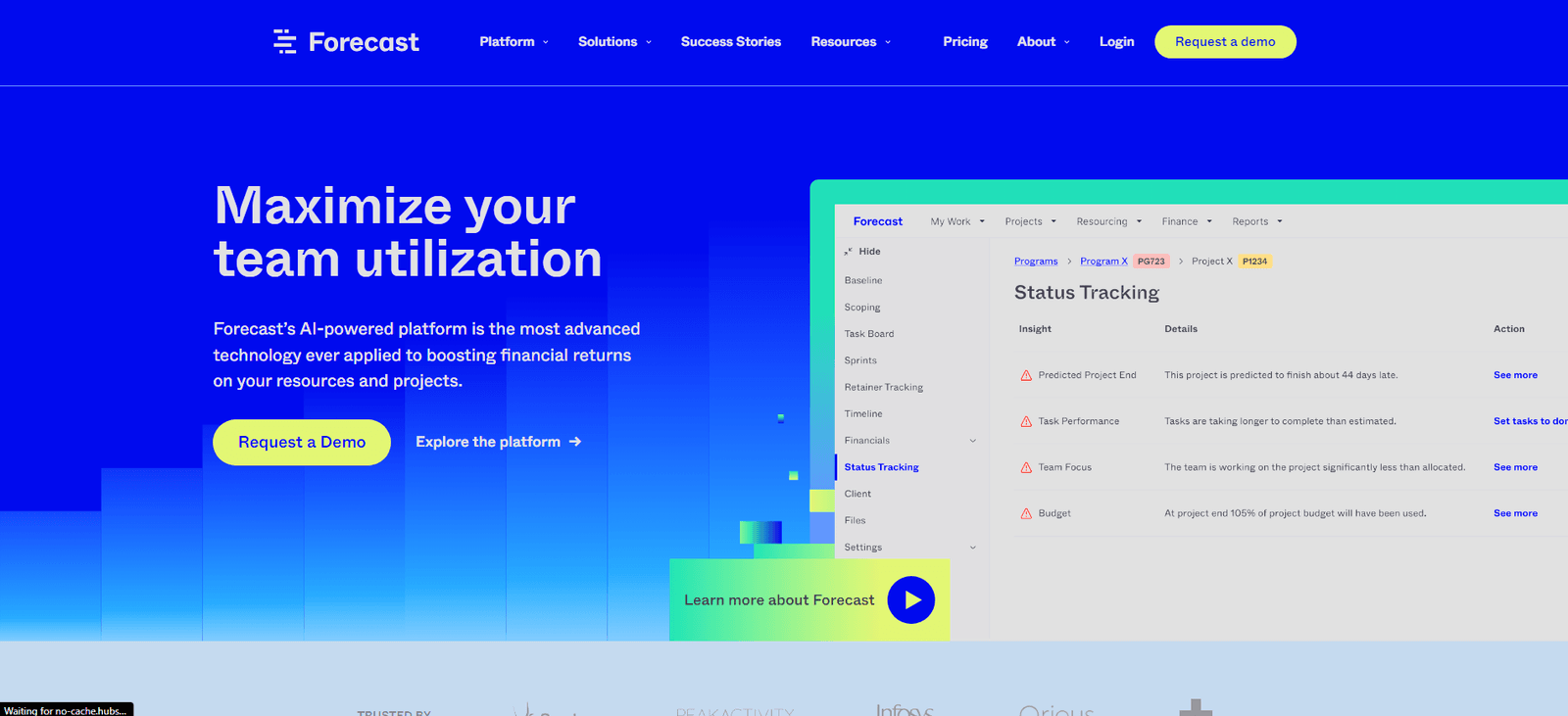 Forecast ai project management - insidrai