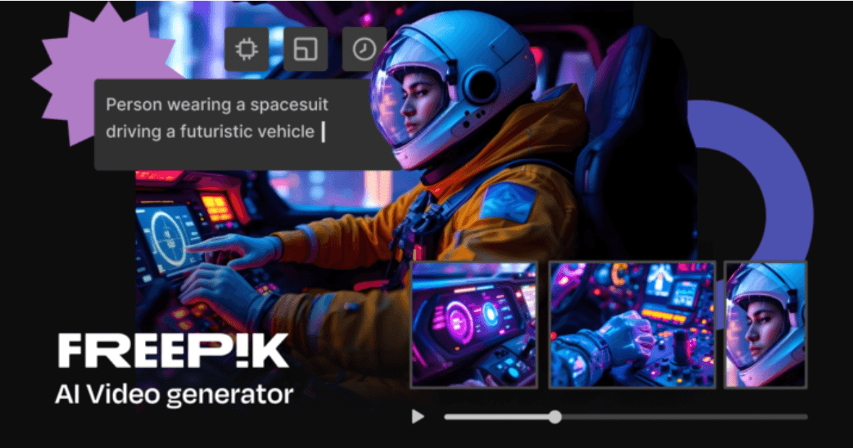 freepik AI video generator